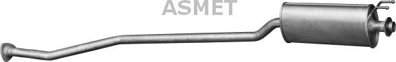 Asmet 13.027 - Middle Silencer www.parts5.com