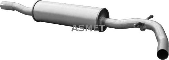 Asmet 21.034 - Middle Silencer www.parts5.com
