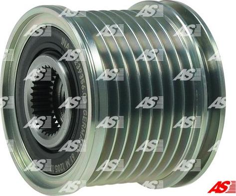AS-PL AFP0049(INA) - Pulley, alternator, freewheel clutch www.parts5.com