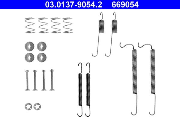 ATE 03.0137-9054.2 - Accessory Kit, brake shoes www.parts5.com