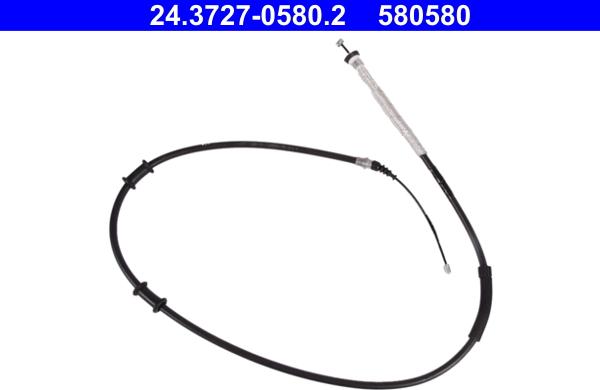 ATE 24.3727-0580.2 - Cable, parking brake www.parts5.com