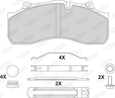Beral BCV29143TK - Brake Pad Set, disc brake www.parts5.com