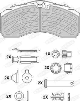 Beral BCV29253BK - Brake Pad Set, disc brake www.parts5.com