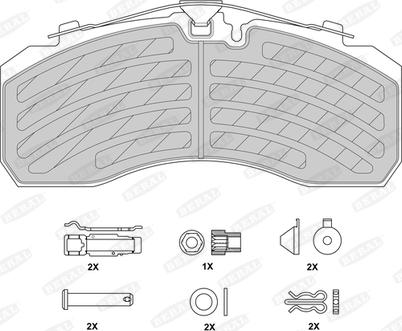 Beral BCV29253TK - Brake Pad Set, disc brake www.parts5.com