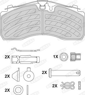 Beral BCV29287TK - Brake Pad Set, disc brake www.parts5.com