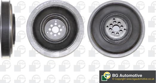 BGA DP0202 - Belt Pulley, crankshaft www.parts5.com