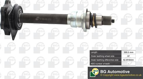 BGA DS2352 - Stub Axle, differential www.parts5.com
