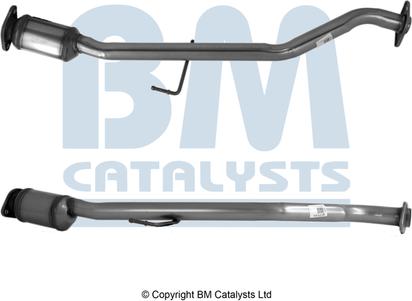 BM Catalysts BM91711H - Catalytic Converter www.parts5.com