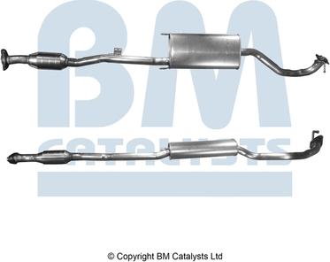 BM Catalysts BM92690H - Catalytic Converter www.parts5.com
