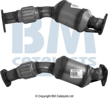 BM Catalysts BM80021H - Catalytic Converter www.parts5.com