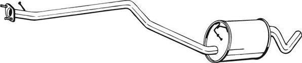 Bosal 290-089 - Middle Silencer www.parts5.com
