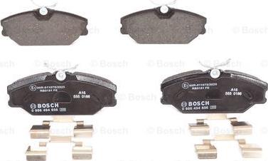 BOSCH 0 986 494 656 - Brake Pad Set, disc brake www.parts5.com