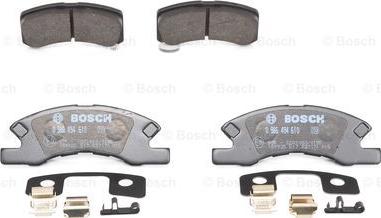 BOSCH 0 986 494 610 - Brake Pad Set, disc brake www.parts5.com