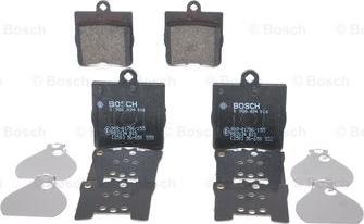 BOSCH 0 986 494 016 - Brake Pad Set, disc brake www.parts5.com