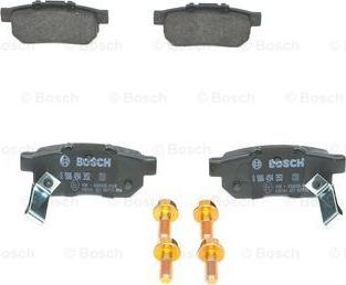 BOSCH 0 986 494 392 - Brake Pad Set, disc brake www.parts5.com