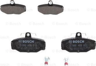 BOSCH 0 986 469 810 - Brake Pad Set, disc brake www.parts5.com