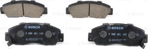 BOSCH 0 986 461 142 - Brake Pad Set, disc brake www.parts5.com