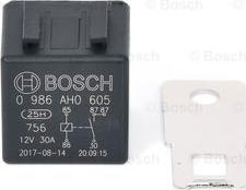 BOSCH 0 986 AH0 605 - Relay, main current www.parts5.com