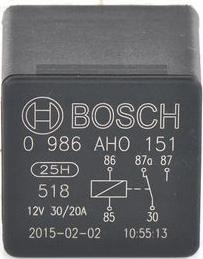 BOSCH 0 986 AH0 151 - Relay, main current www.parts5.com