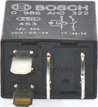 BOSCH 0 986 AH0 322 - Relay, main current www.parts5.com