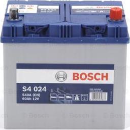 BOSCH 0 092 S40 240 - Стартерная аккумуляторная батарея, АКБ www.parts5.com