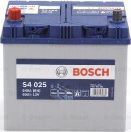 BOSCH 0 092 S40 250 - Стартерная аккумуляторная батарея, АКБ www.parts5.com