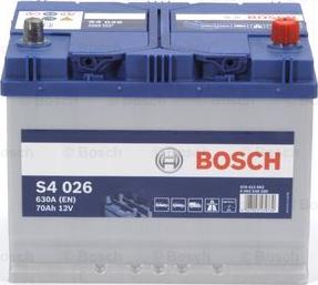 BOSCH 0 092 S40 260 - Стартерная аккумуляторная батарея, АКБ www.parts5.com