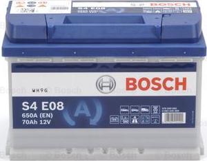 BOSCH 0 092 S4E 080 - Стартерная аккумуляторная батарея, АКБ www.parts5.com