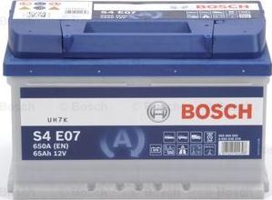 BOSCH 0 092 S4E 070 - Стартерная аккумуляторная батарея, АКБ www.parts5.com