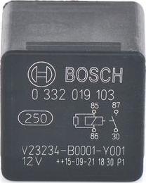 BOSCH 0 332 019 103 - Relay, main current www.parts5.com