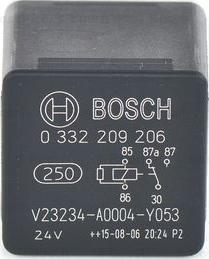 BOSCH 0 332 209 206 - Relay, ABS www.parts5.com