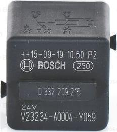 BOSCH 0 332 209 216 - Реле, звуковой сигнал www.parts5.com