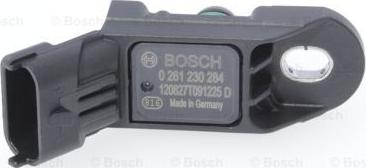 BOSCH 0 261 230 284 - Sensor, boost pressure www.parts5.com