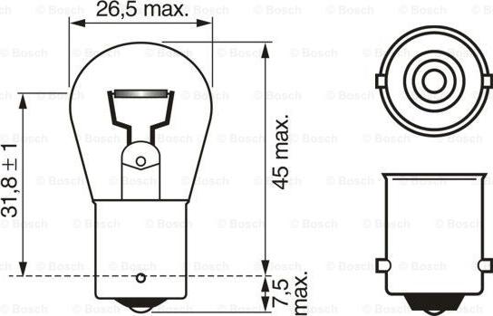 BOSCH 1 987 301 017 - Bulb, indicator www.parts5.com