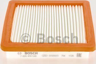BOSCH F 026 400 548 - Air Filter www.parts5.com