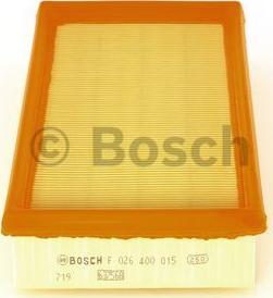 BOSCH F 026 400 015 - Air Filter www.parts5.com