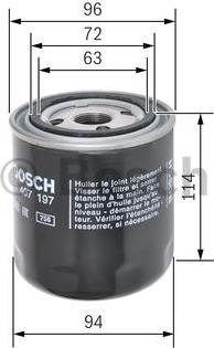 BOSCH F 026 407 197 - Hydraulic Filter, automatic transmission www.parts5.com