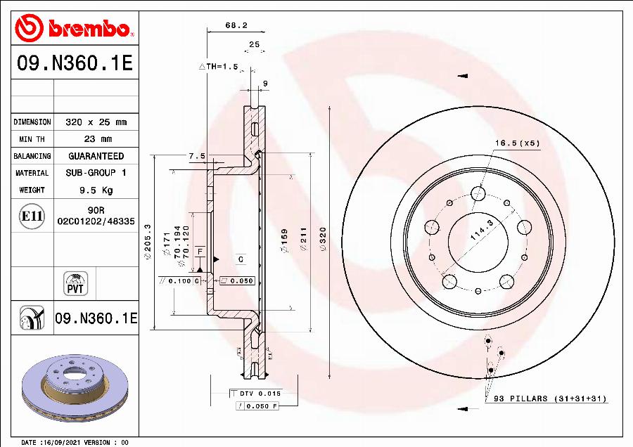 Brembo KT 08 001 - Brake Set, disc brakes www.parts5.com