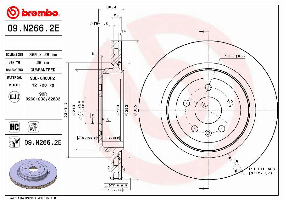 Brembo KT 08 023 - Brake Set, disc brakes www.parts5.com
