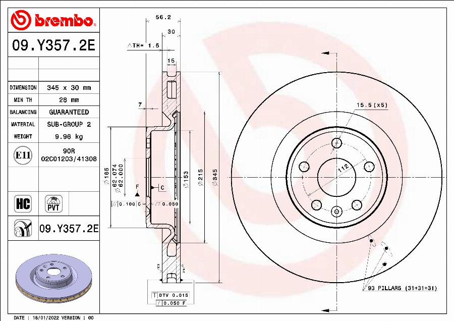 Brembo KT 08 005 - Kit frenos, freno de disco www.parts5.com