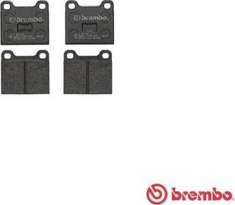 Brembo P 59 001 - Brake Pad Set, disc brake www.parts5.com