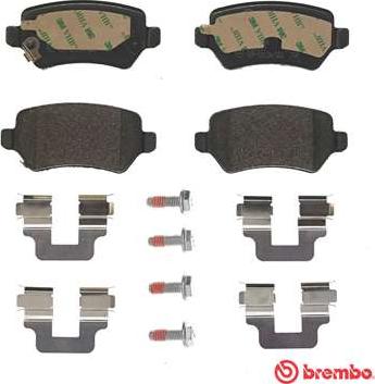 Brembo P 59 038 - Brake Pad Set, disc brake www.parts5.com