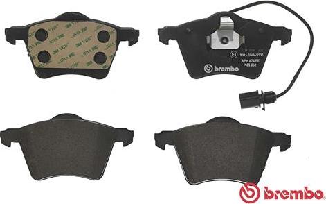 Brembo P 85 062 - Brake Pad Set, disc brake www.parts5.com