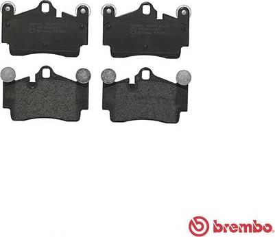 Brembo P 85 070 - Brake Pad Set, disc brake www.parts5.com
