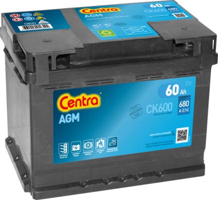 CENTRA CK600 - Starter Battery www.parts5.com