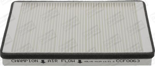 Champion CCF0063 - Filter, interior air www.parts5.com