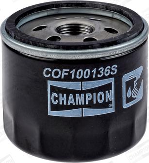 Champion COF100136S - Oil Filter www.parts5.com