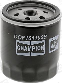 Champion COF101102S - Oil Filter www.parts5.com