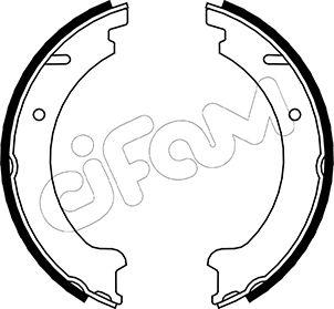 Cifam 153-478 - Brake Shoe Set, parking brake www.parts5.com