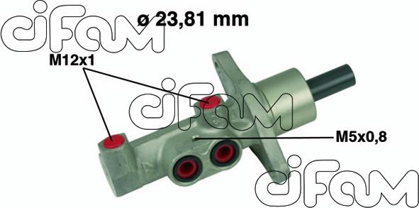 Cifam 202-475 - Brake Master Cylinder www.parts5.com